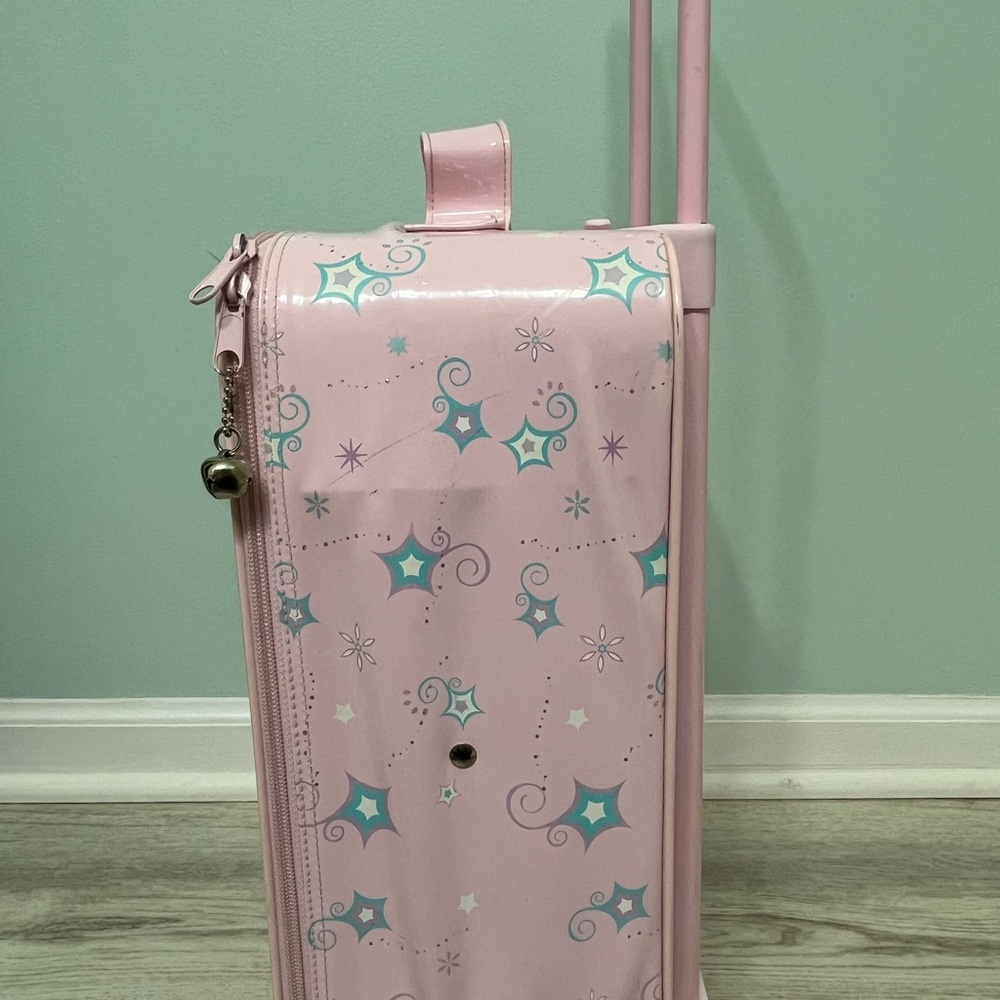 Vintage Y2K Disney Store Tinkerbell Child Size Rolling Suitcase - Picture 5 of 15